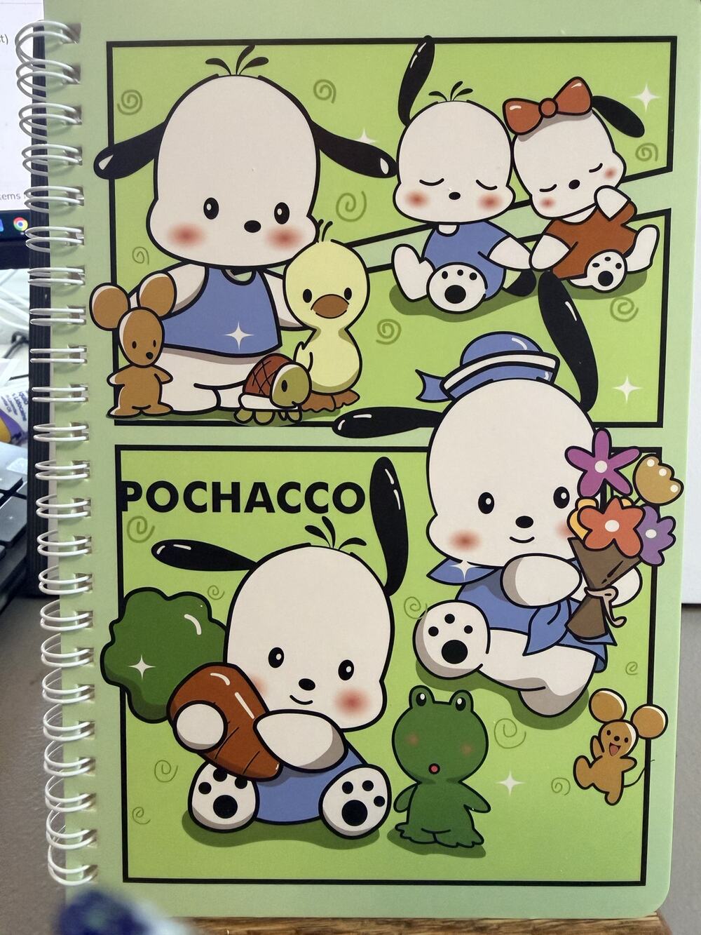 #PC-765 Pochacco Spiral Notebook